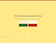 Tablet Screenshot of grstandpizza.com